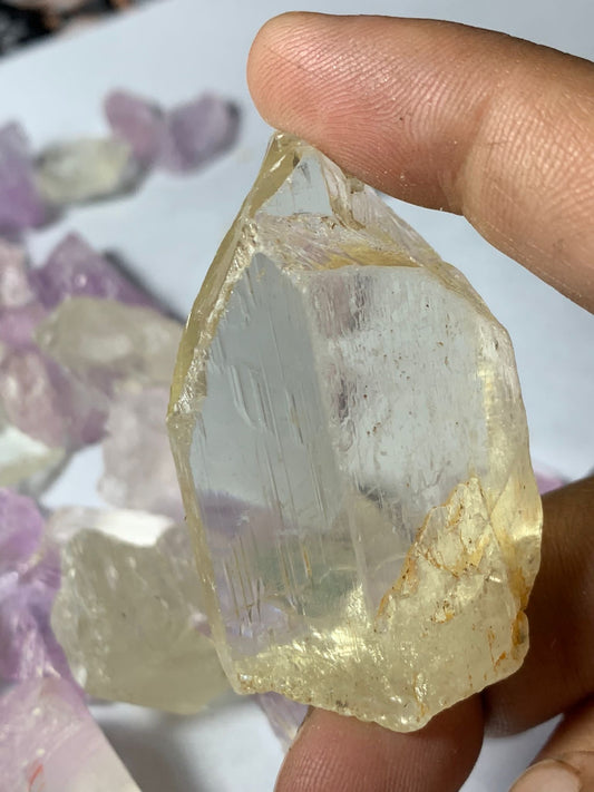 Facet Grade Rough Spodumene Kunzite for faceting | Raw Crystals for Faceting