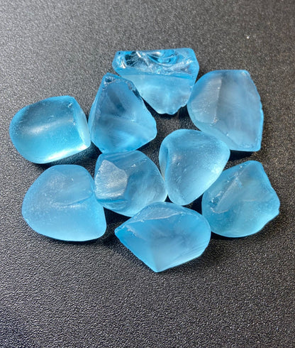 Brazil Blue Topaz for Faceting || Facet Grade Rough Stones for Cutting