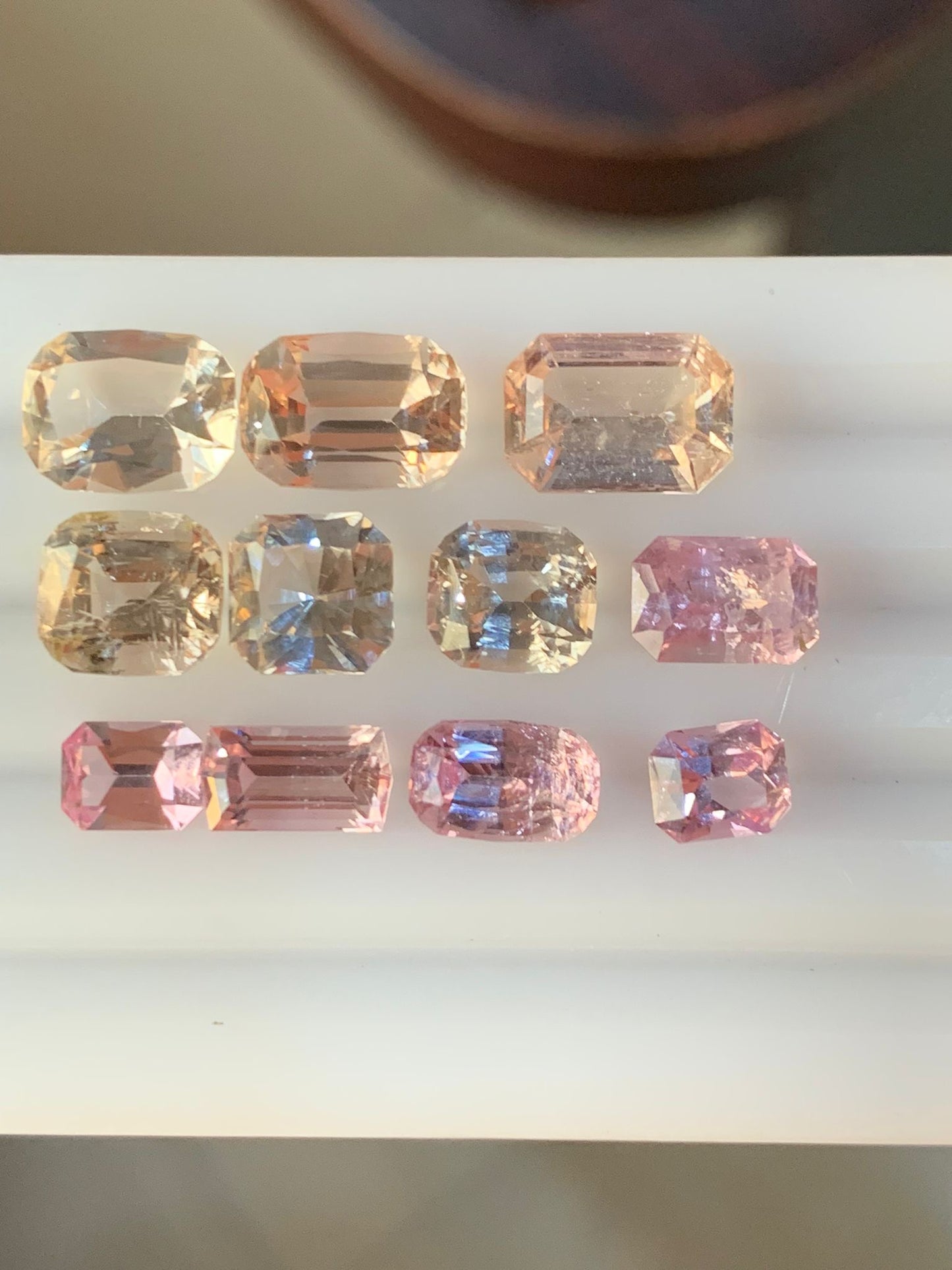 Rare Katlang Topaz Loose Gems 14 carats