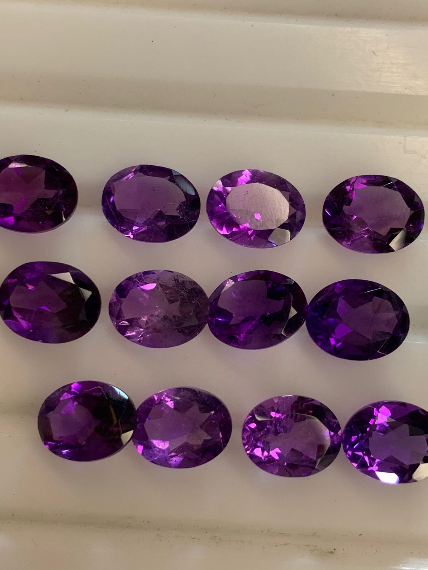 20 Pieces Loose Stone Amethyst  I Purple Gemstone