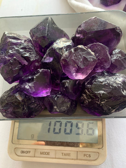 Dark Purple Amethyst of AAA Qualityt