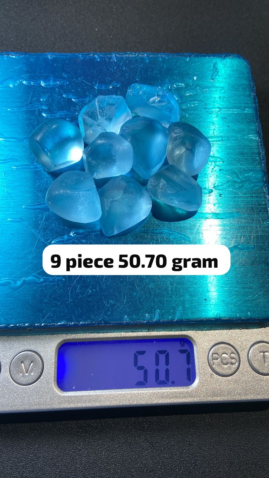 Brazil Blue Topaz for Faceting || Facet Grade Rough Stones for Cutting