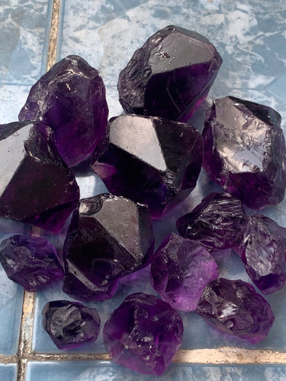 Dark Purple Amethyst of AAA Qualityt