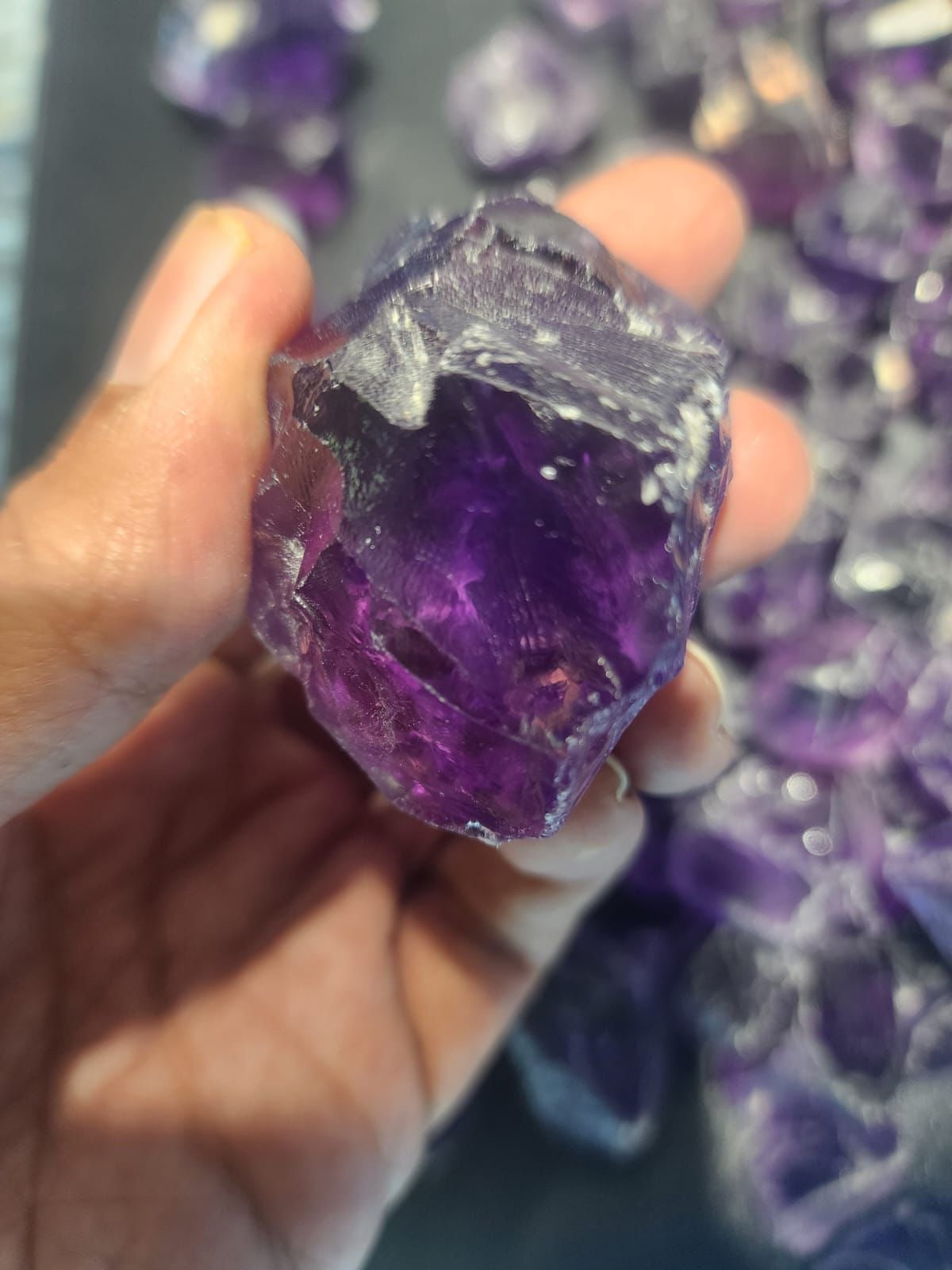 AAA Quality Dark Purple  Amethyst 1000 Grams