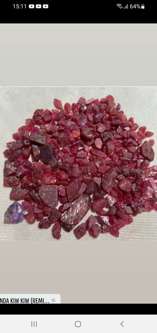 Unheated Rough Rubies for Gem Collectors & Jewellers – 266 Carats