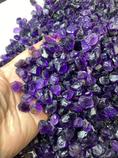 Deep Purple Cabs Grade Zambian Amethyst For Lapidary