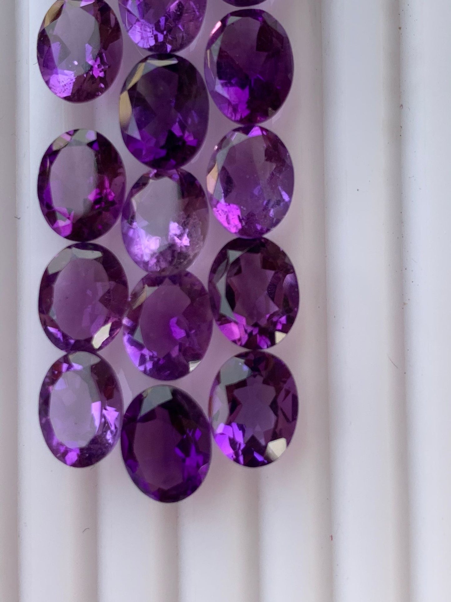 20 Pieces Loose Stone Amethyst  I Purple Gemstone