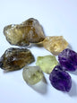 Small Deal Of Four Different Facet Grad Quartz Rough Gemstones