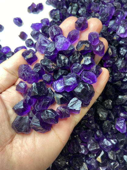 Deep Purple Cabs Grade Zambian Amethyst For Lapidary