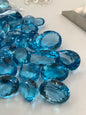 faceted Blue Topaz 