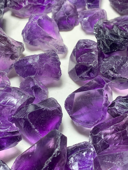 Amethyst rough gemstone lapidary