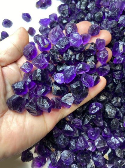 Deep Purple Cabs Grade Zambian Amethyst For Lapidary