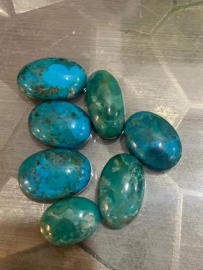 Stabilised Turquoise Cabochons