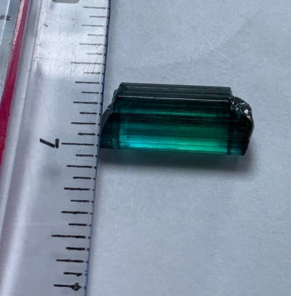 Facet Grade Rough Tourmaline Crystal- Green Gemstones