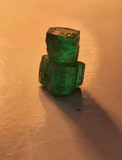 Natural Facet Grade Raw Emerald | Uncut Green Emerald