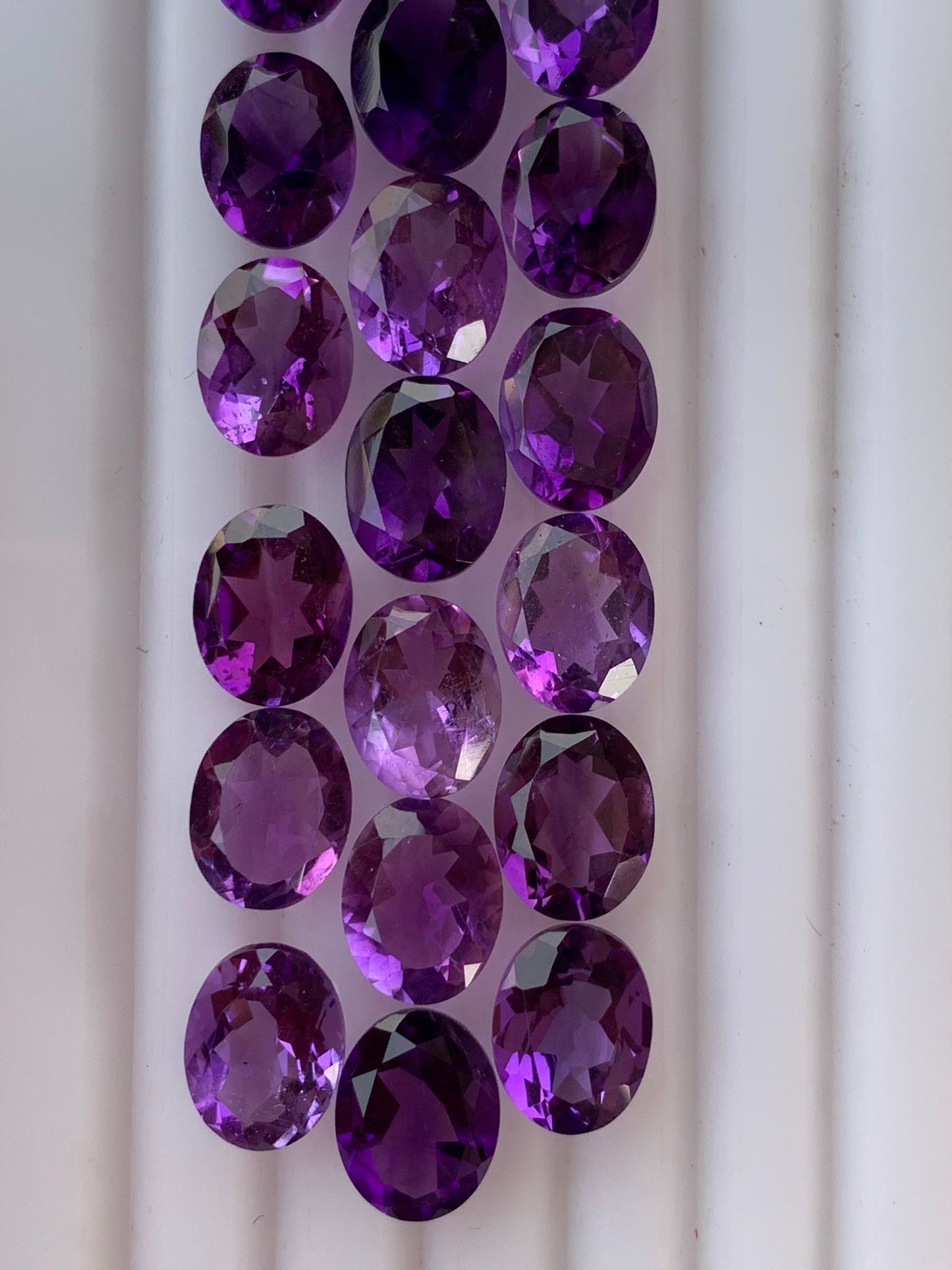 20 Pieces Loose Stone Amethyst  I Purple Gemstone