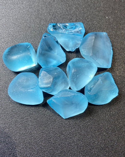 Brazil Blue Topaz for Faceting || Facet Grade Rough Stones for Cutting