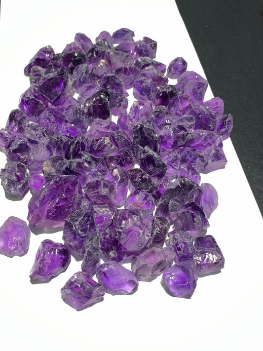 Brazil Amethyst Facet Grade Raw Stone 1000 Grams