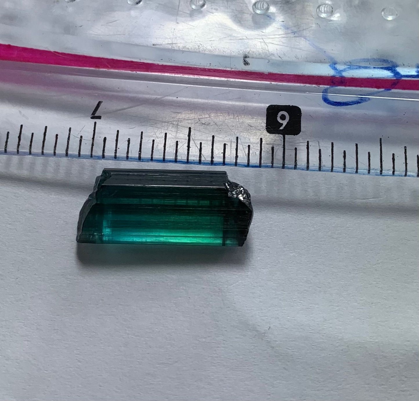 Facet Grade Rough Tourmaline Crystal- Green Gemstones