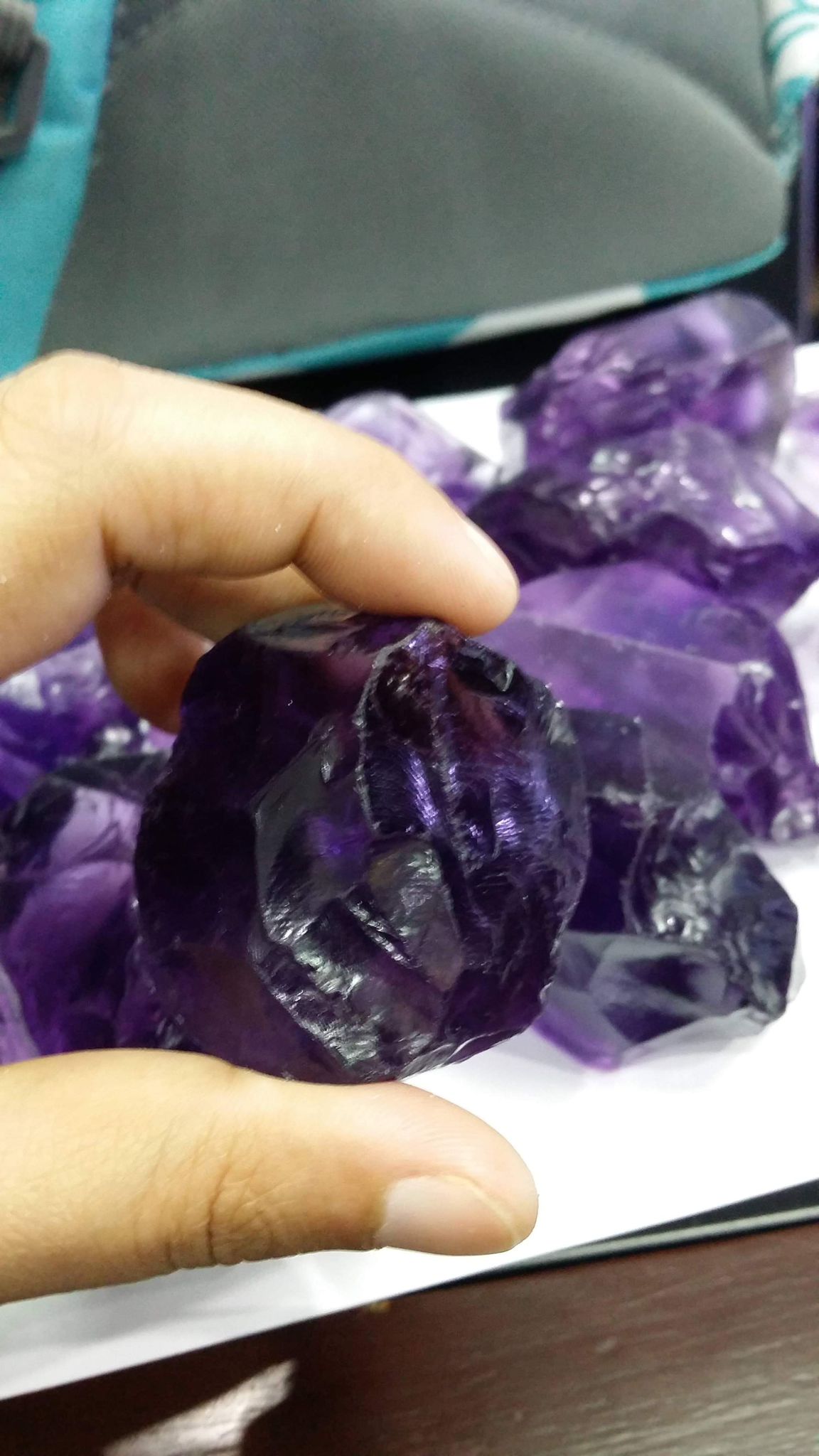 Brazil Raw Amethyst for faceting