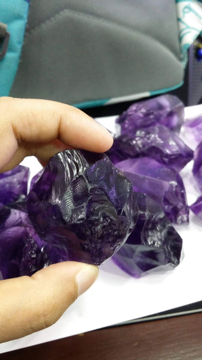 Brazil Raw Amethyst for faceting