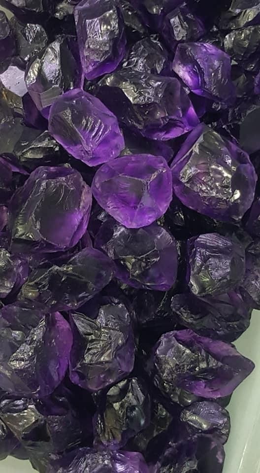 Brazil Raw Amethyst for faceting