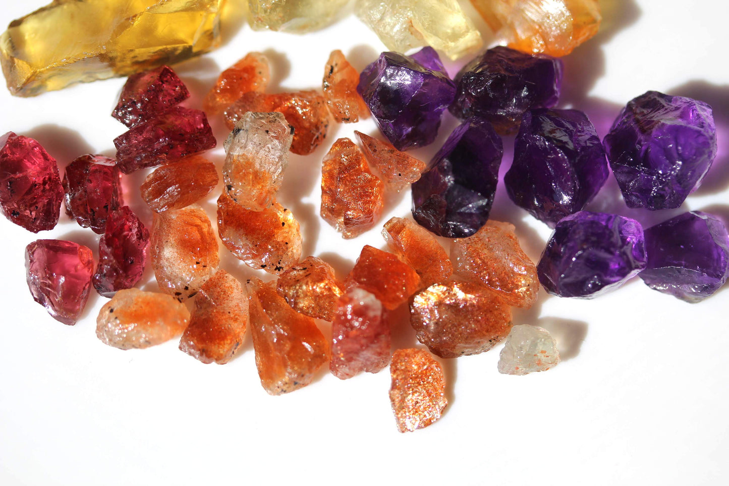 Mixed Parcel of Rough Gemstones for Faceting