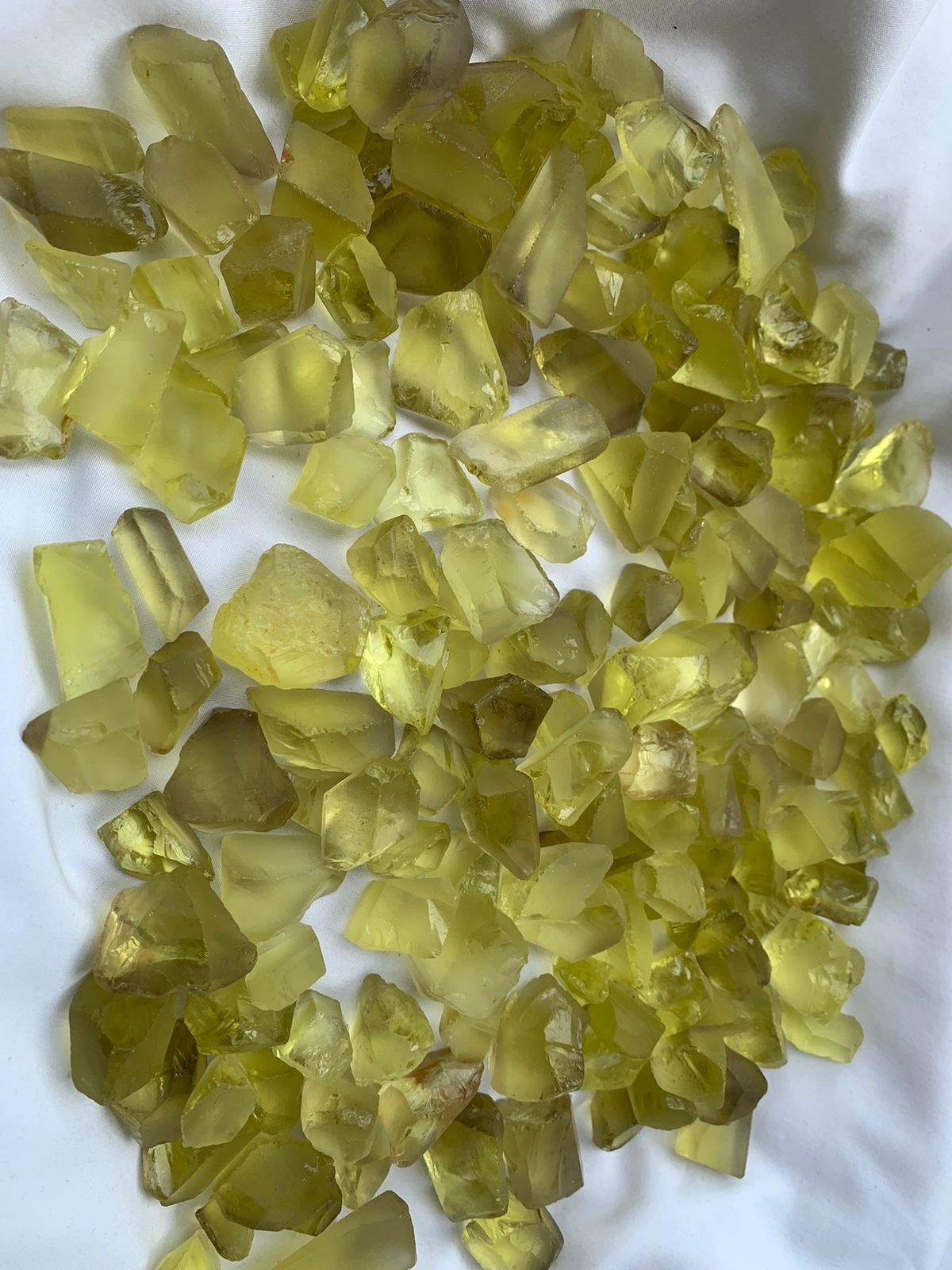 Lemon Quartz faceting gemstone 