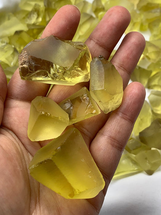 1kg Facet Grade Natural Lemon Quartz