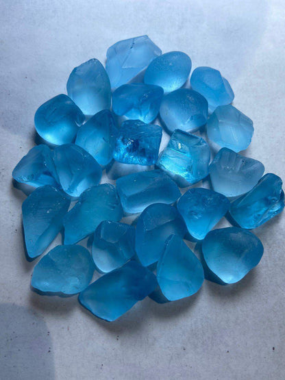 100 Grams Sky Blue Topaz Facet Rough Gemstones