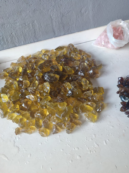 Olivia Citrine Quartz 1kg Facet Grade Rough Stones