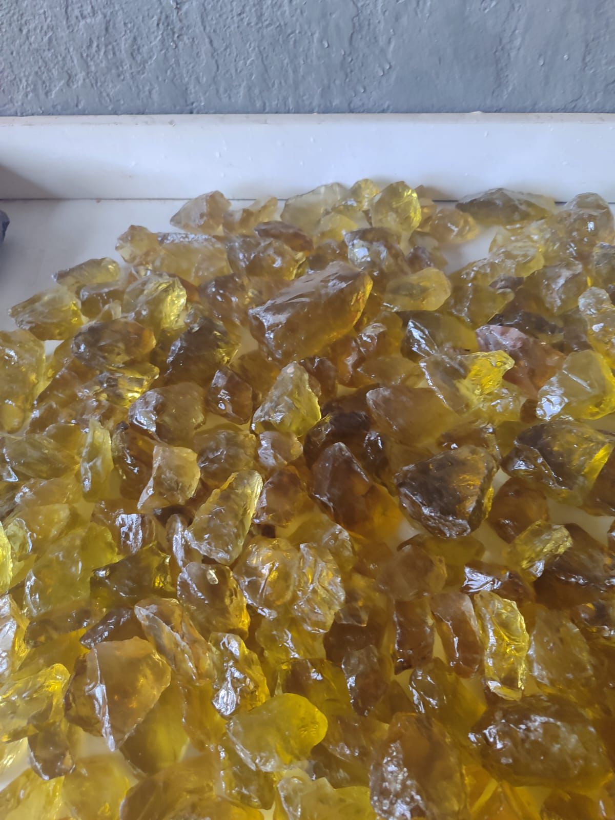 Olivia Citrine Quartz 1kg Facet Grade Rough Stones