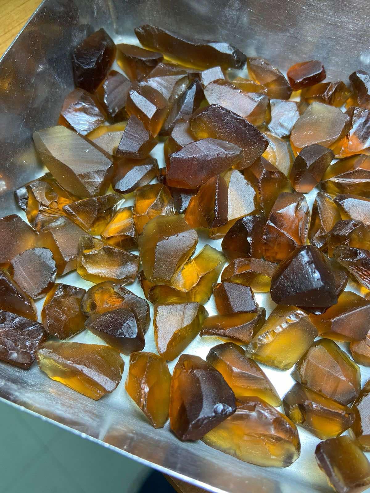 1000 grams Faceting-grade Honey Citrine Raw Stone