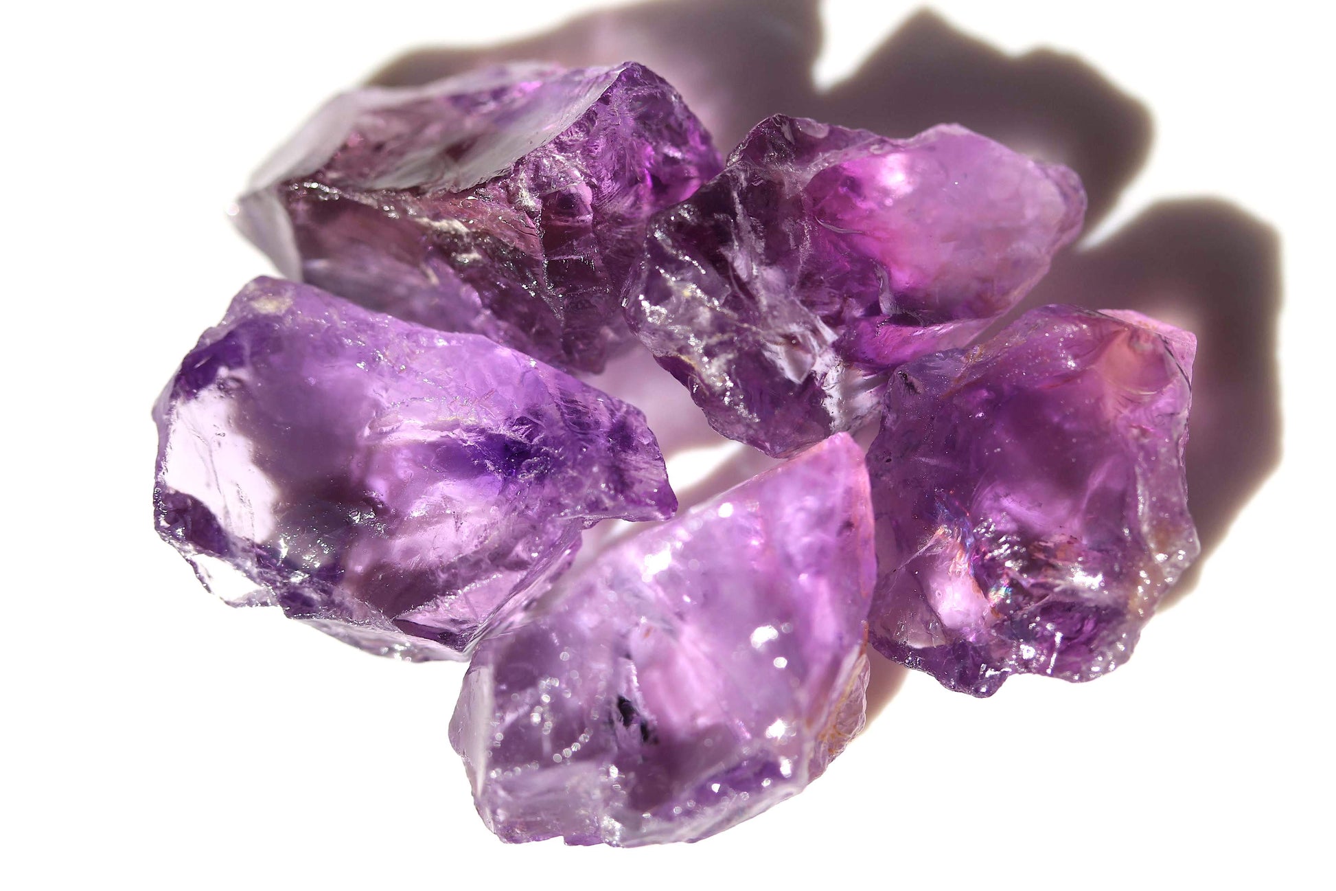 amethyst raw stone for lapidary 