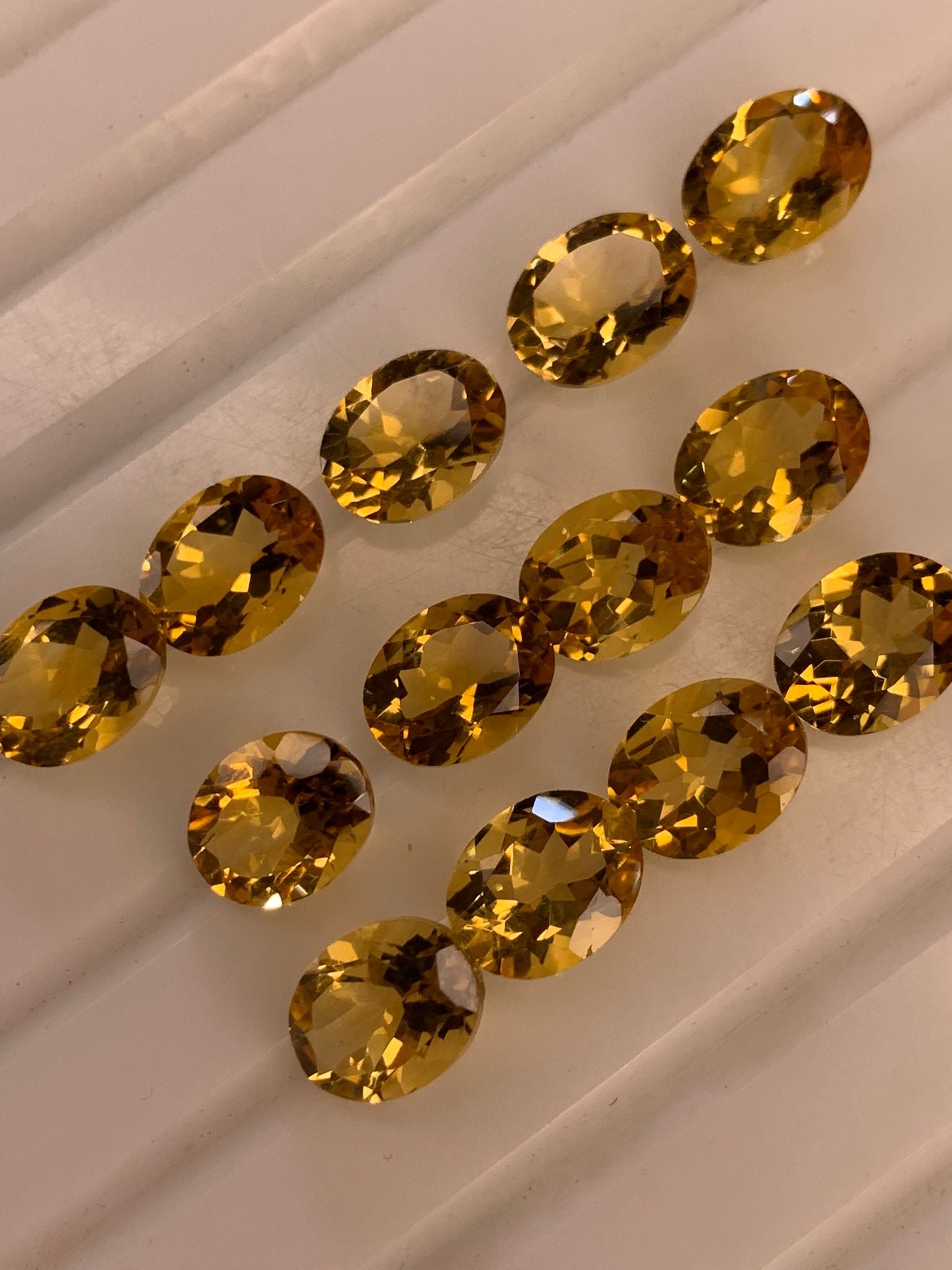 citrine earring studs