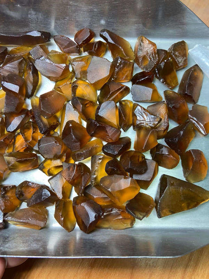 natural honey quartz