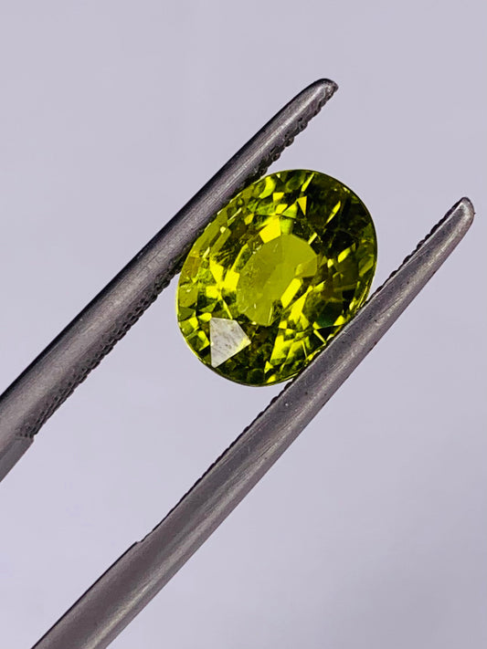 Buy 3 carat Natural Green Tourmaline Single Piece Cut Gemstone