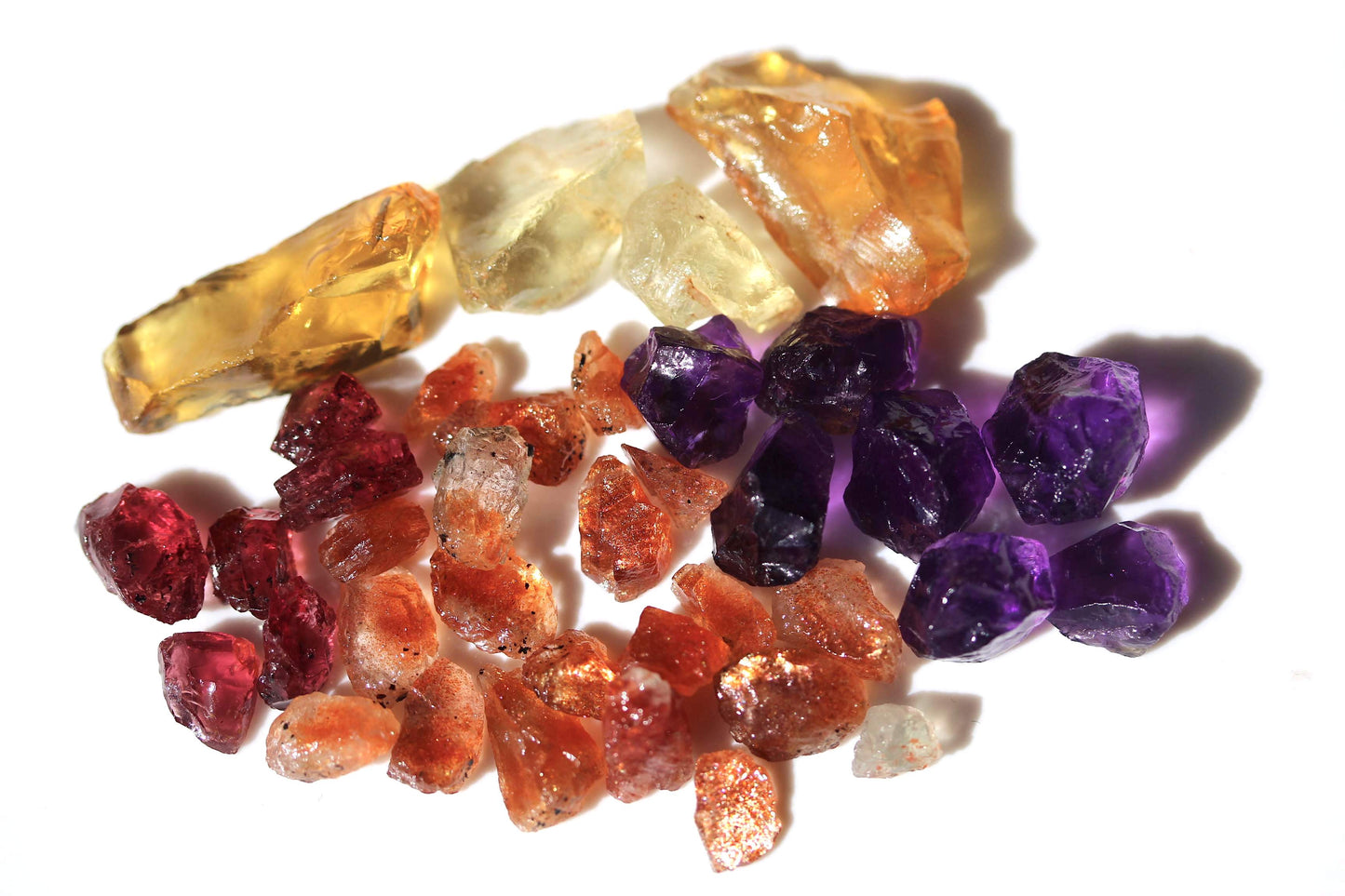 Mixed Parcel of Rough Gemstones for Faceting