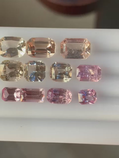 Rare Katlang Topaz Loose Gems 14 carats