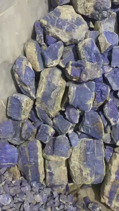 20 Kg Lapis Lazuli Gemstones for Lapidary Art , Cabochon, beading and crafting