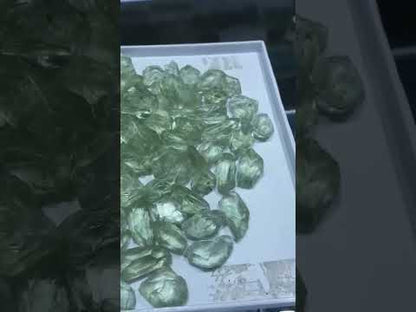 Prasiolite Rough Crystals 1 kg Parcel || Green Quartz