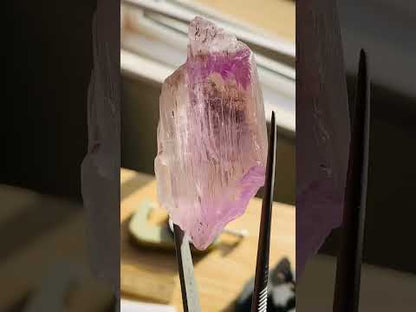 Spodumene Pink Kunzite For Faceting | Raw Ceystals For Faceting