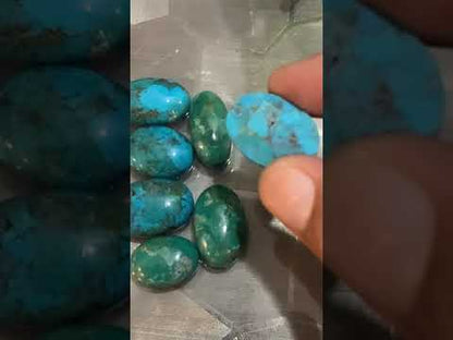 Stabilised Turquoise Cabochons