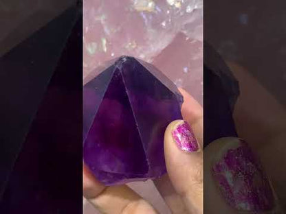 Dark Purple Amethyst of AAA Qualityt