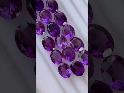 20 Pieces Loose Stone Amethyst  I Purple Gemstone