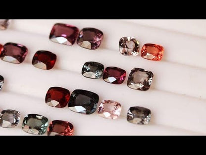 Loose Multi Colors Burma Spinels Cut Stone