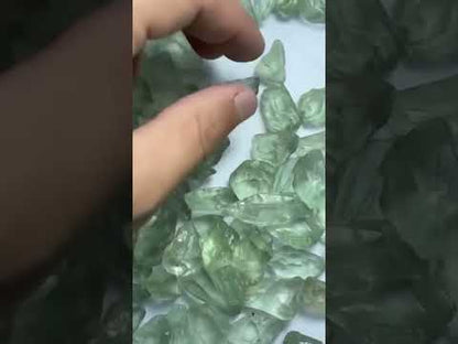 500 Grams Facet Quality Prasiolite (Green Amethyst) | Raw Stone