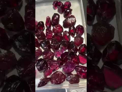 339grams  Facet Grade Rough Rohdolite Garnet