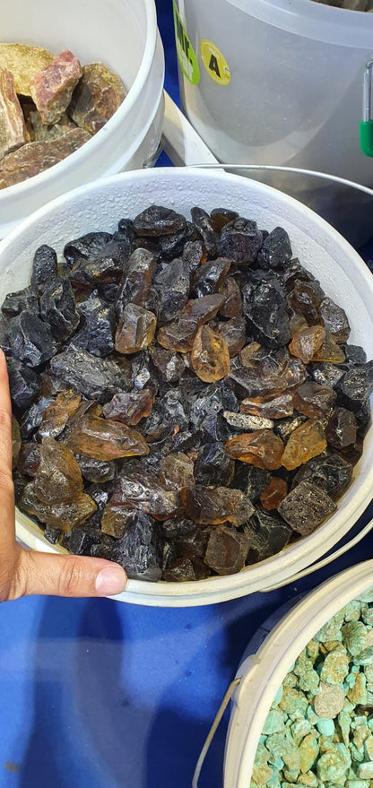 raw smokey citrine for jewelry