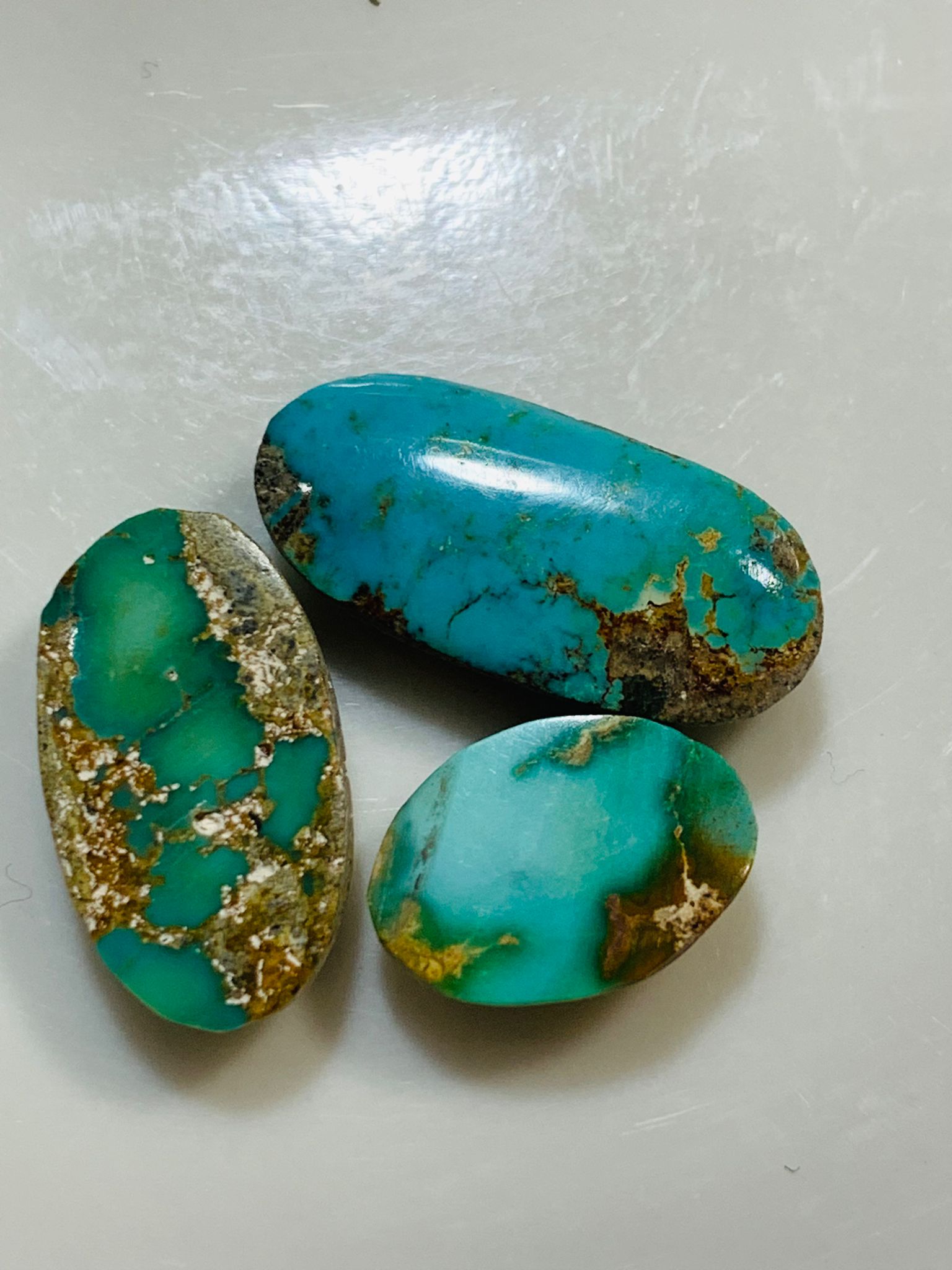 turquoise cabochons